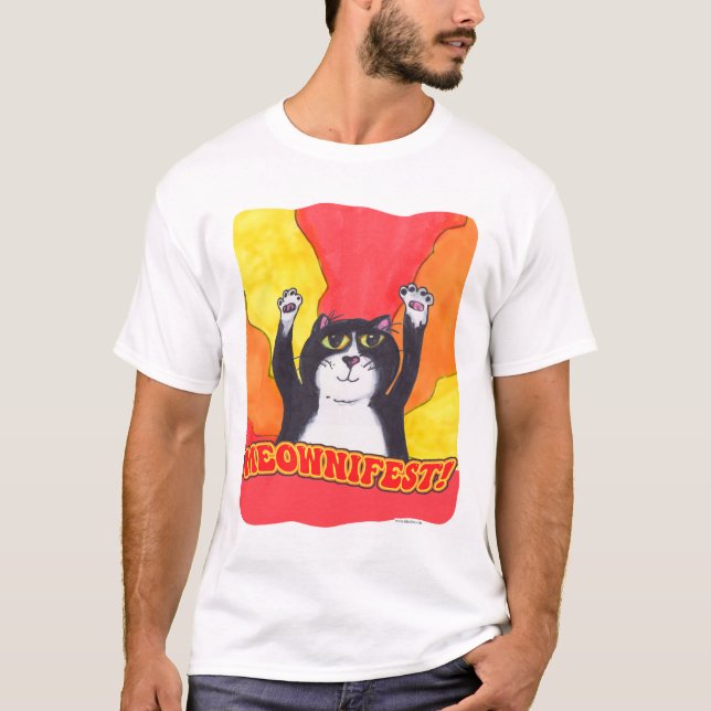 Camiseta Meownifest Epic Cat Eraise Design (Anverso)