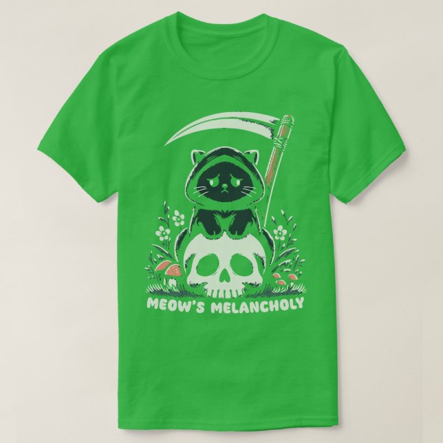 Camiseta Meows Melancholy (Diseño del anverso)