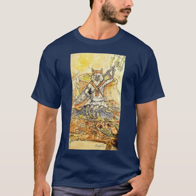 Camiseta Meowscular monster hunter tshirt (Anverso)