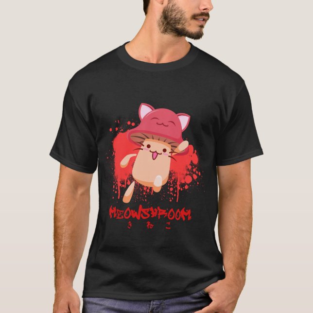 Camiseta Meowshroom (Anverso)