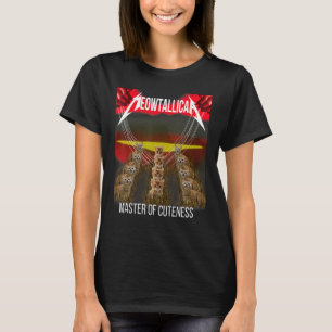Camiseta Meowtallica maestro de ternura gato divertido