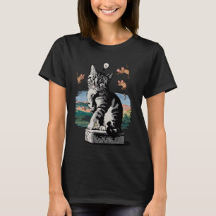 Camiseta Meowtastic de lógica humor de gato Venn