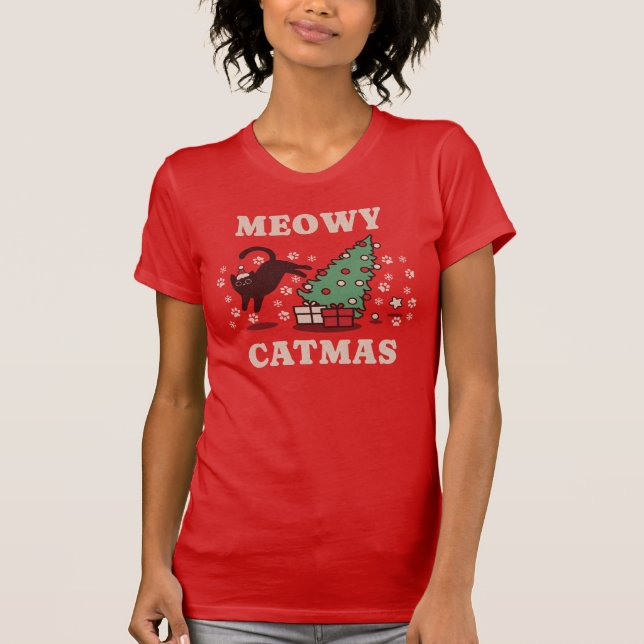 Camiseta Meowy Catmas (Anverso)