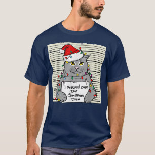 Camiseta Meowy Catmas Cat Árbol de Navidad Chicas Boys Fu