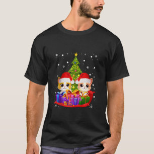 Camiseta Meowy Catmas Cat Árbol de Navidad Navidad Navidad