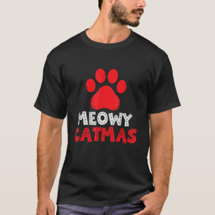 Camiseta Meowy Catmas Cat Navidades Cuten Kitten