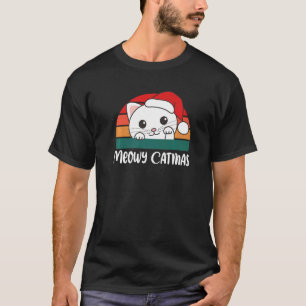 Camiseta Meowy Catmas Cat Navidades Pun 1