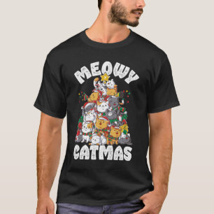 Camiseta Meowy Catmas Cat Tree