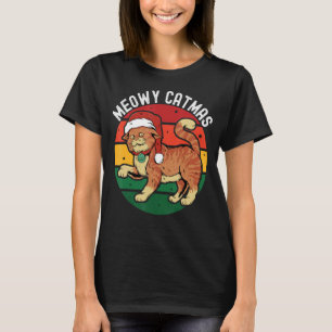 Camiseta Meowy Catmas - Funny Cat Navidades