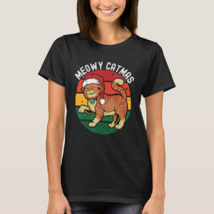 Camiseta Meowy Catmas - Funny Cat Navidades