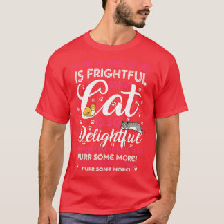 Camiseta Meowy Catmas Navidades graciosos regalo de propiet