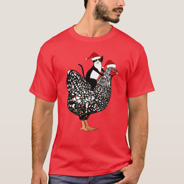 Camiseta Meowy Chickenmas (Anverso)