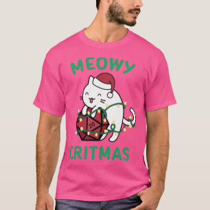 Camiseta Meowy Critmas Navidades