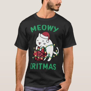 Camiseta Meowy Critmas Navidades