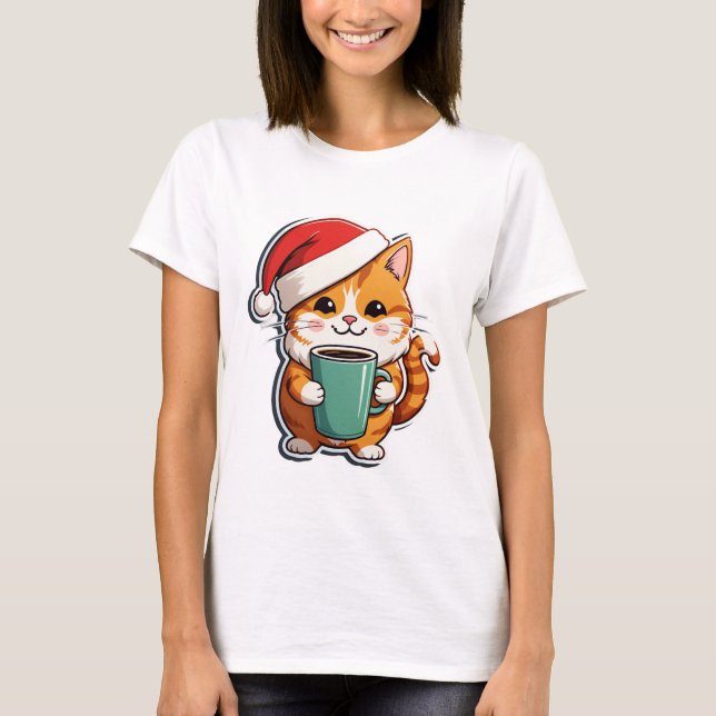 Camiseta Meowy Jolly Coffee Club (Anverso)
