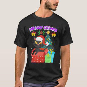 Camiseta Meowy Navidad Felina