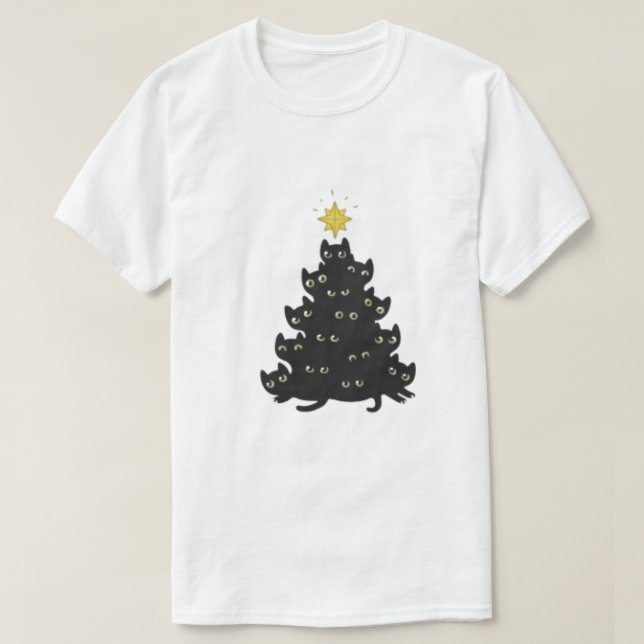 Camiseta Meowy Navidades Classic T-Shirt (Diseño del anverso)
