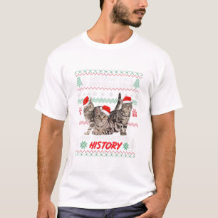 Camiseta Meowy Navidades de gato Chicas de pijamas