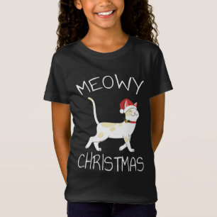 Camiseta Meowy Navidades - Divertidos Navidades 2022 T-Shir