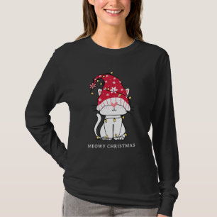 Camiseta Meowy Navidades Funny Navidades burdos