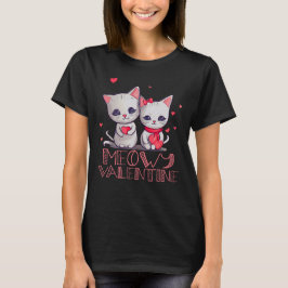 Camiseta Meowy Valentine Cute Kitten Cat