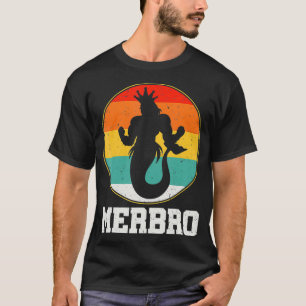 Camiseta Merbro Security Merman Mermaid Brother Fish Male S