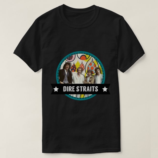 Camiseta Mercadería de Dire-Straits (Diseño del anverso)