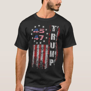 Camiseta Mercadería de Donald Trump 45 47 Trump 2