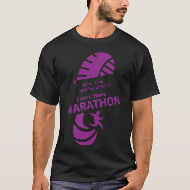 Camiseta Mercadería de eventos promocionales de maratón de  (Anverso)