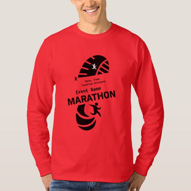 Camiseta Mercadería de eventos promocionales de maratón de  (Anverso)