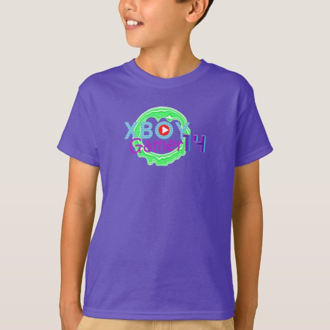 Camiseta Mercadería de Jugador XboyGamer14 (Anverso)