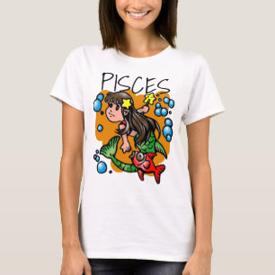 Camiseta Mercadería de Pisces Dulce con Personalizado de Pe