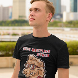 Camiseta Mercadería masculina que representa ropa masculina