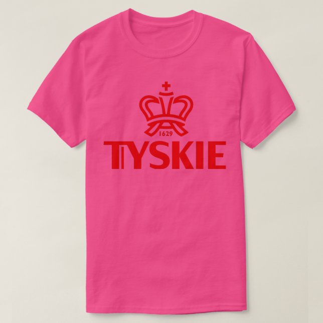 Camiseta Mercadería Tyskie (Diseño del anverso)