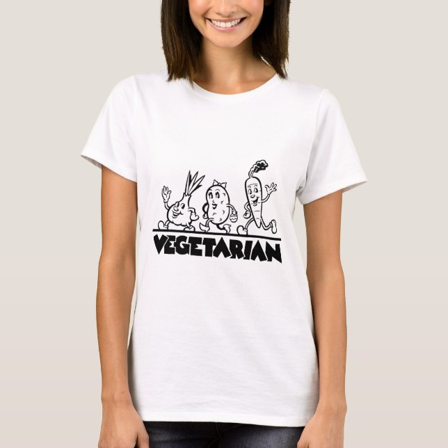 Camiseta Mercadería vegetariana (Anverso)