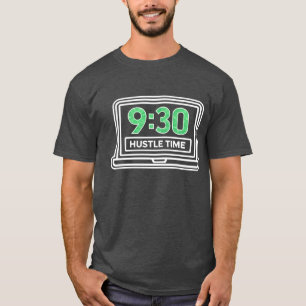 Camiseta Mercado Abierto de Trader Hustle 9:30