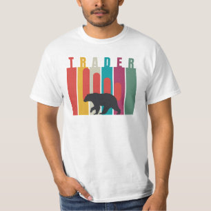 Camiseta Mercado bajista   Trader   Diseño simple