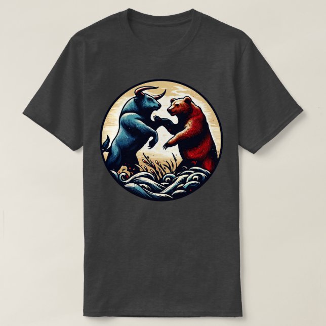 Camiseta Mercado bursátil (Diseño del anverso)