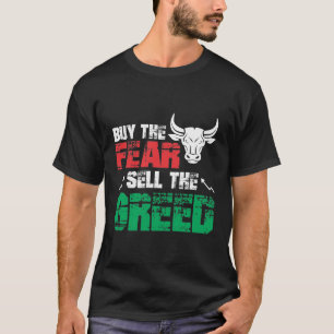 Camiseta Mercado bursátil de tendencia El miedo a la codic