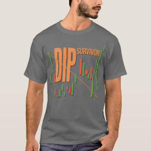 Camiseta Mercado bursátil Dip Survivor Funny Day Trader