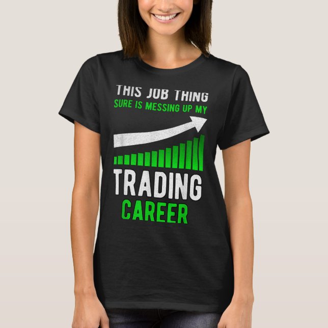 Camiseta Mercado bursátil divertido (Anverso)