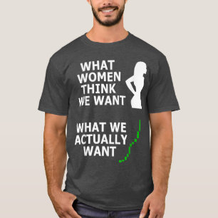 Camiseta Mercado bursátil divertido para hombres meme