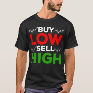 Camiseta Mercado bursátil mercado de divisas compre alto pr