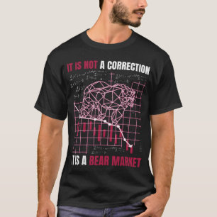 Camiseta Mercado bursátil No es una corrección es un mar de