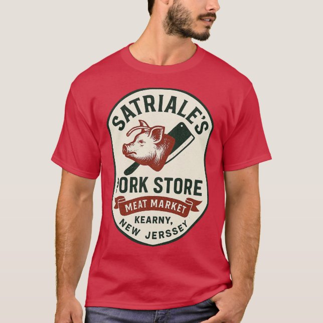 Camiseta Mercado cárnico de Satriale (2) (Anverso)