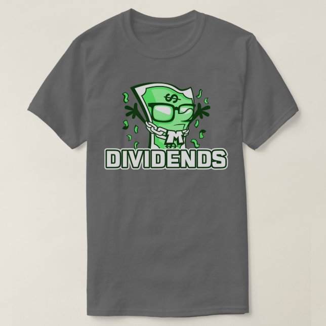 Camiseta Mercado de acciones de inversores dividendos 7 (Diseño del anverso)