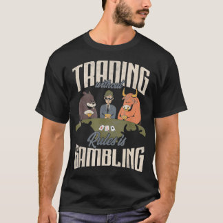 Camiseta Mercado de acciones de los comerciantes