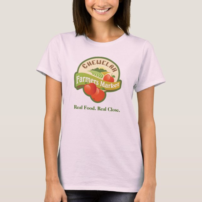 Camiseta Mercado de agricultores de Chewelah (Anverso)