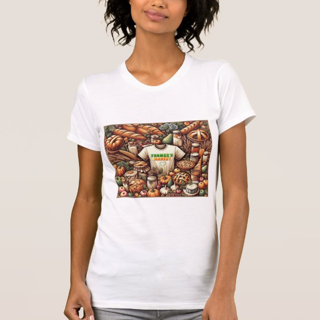 Camiseta Mercado de agricultores de verano/otoño (Anverso)