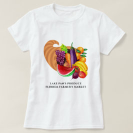 Camiseta Mercado de frutas y verduras de Cornucopia